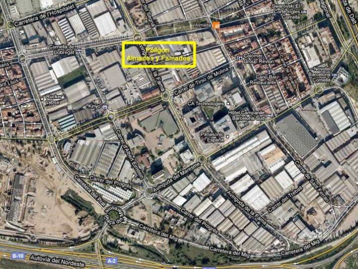 Industrial Plot for rent at Cornellà de Llobregat